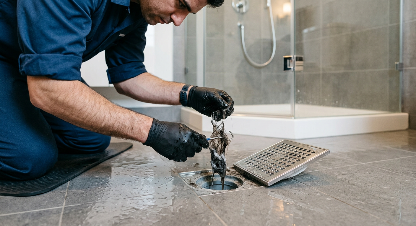 débouchage douche bouchée Paris 18ème